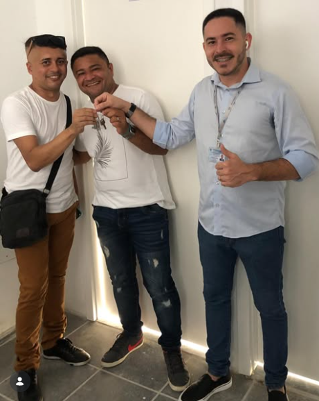 Entrega das chaves — cliente Cleilson